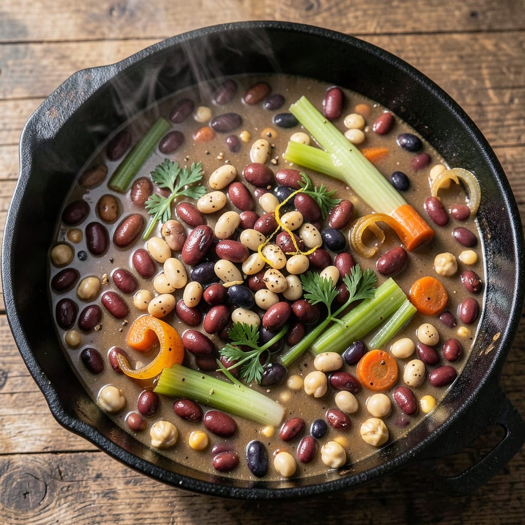 15 Bean Soup Recipe Dutch Oven: Dutch Oven Depth With Pantry Staples