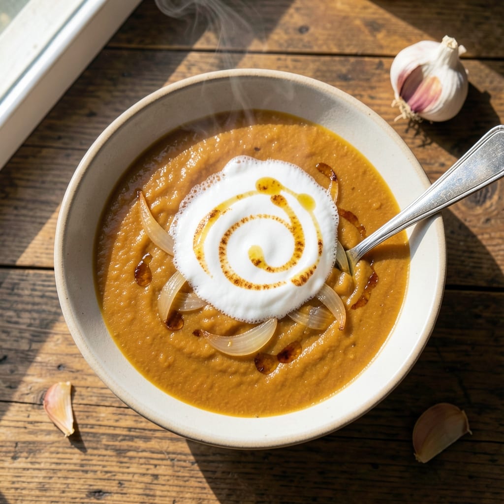 AIP Butternut Squash Soup Recipe: Silky Smoothness with Toasted Coconut Crunch