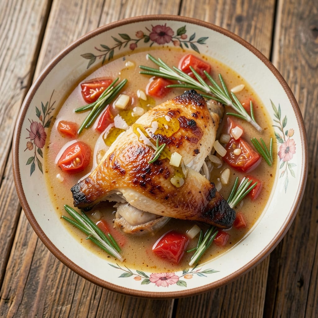 Baked Chicken and Tomato Soup Recipe: Crispy-Topped Comfort With Herbed Depth