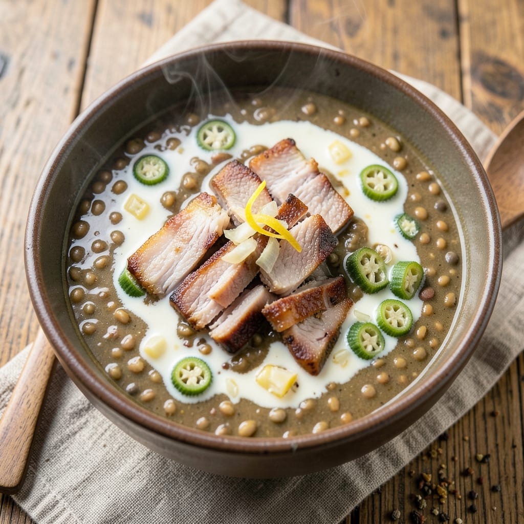 Bahamian Split Pea Soup Recipe: Smoky Coconut and Okra Richness in One Pot