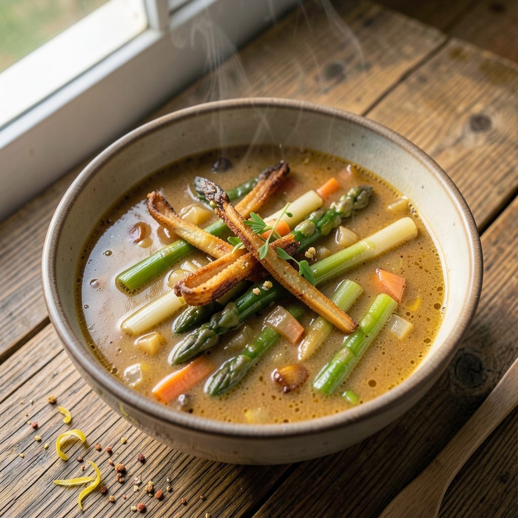 Asparagus Ends Soup Recipe: Umami-Rich Broth With Zero Waste