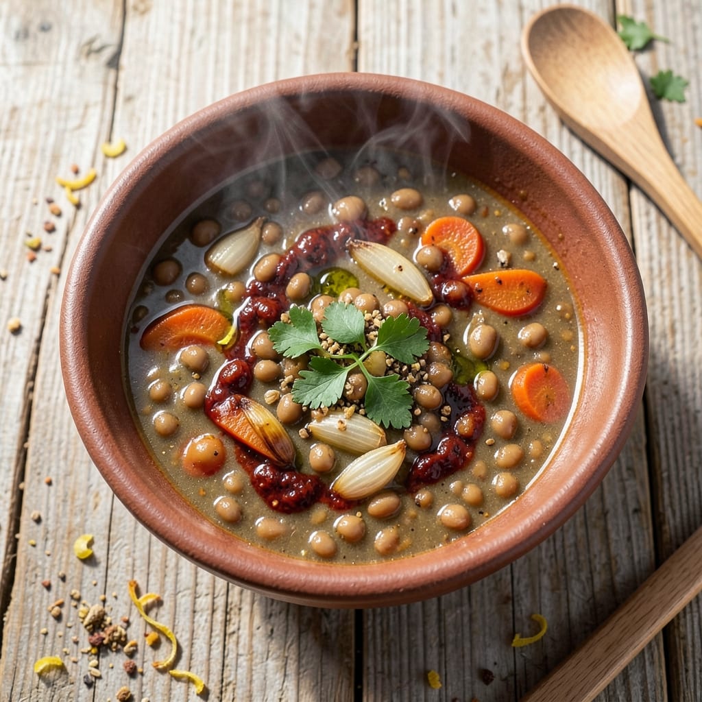 Algerian Lentil Soup Recipe: Harissa-Kissed Depth With Toasted Cumin Crunch