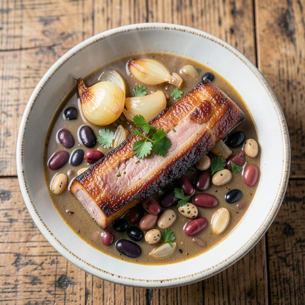 9 Bean Soup With Ham Recipe: Smoky-Spiced One-Pot Heartiness