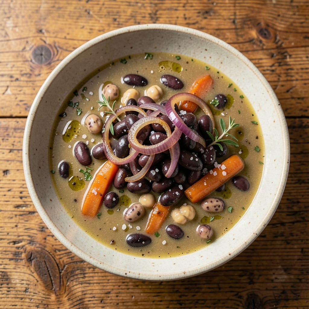 32 Bean Soup Recipe: Pantry Staples Simmered Into Rich Umami Gold