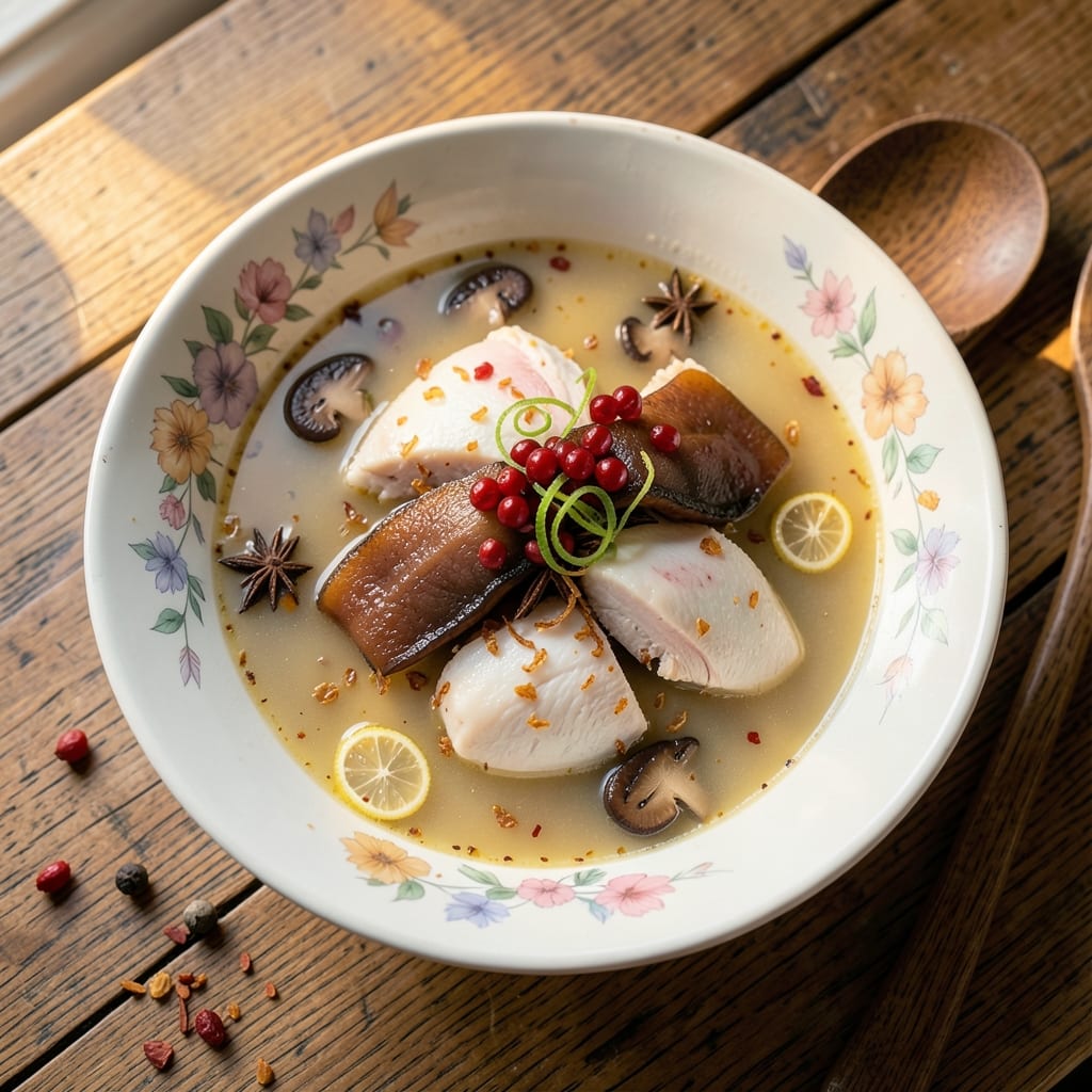 Abalone Chicken Soup Recipe: Luxurious Seafood and Herb Harmony