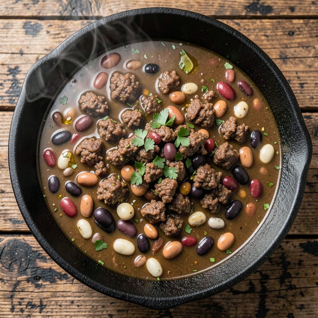 15 Bean Soup Recipe with Ground Beef: Hearty Pantry-to-Table Protein Powerhouse