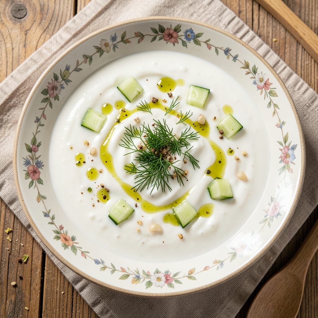Armenian Yogurt Soup Recipe: Cooling Herbs and Tangy Dill Magic