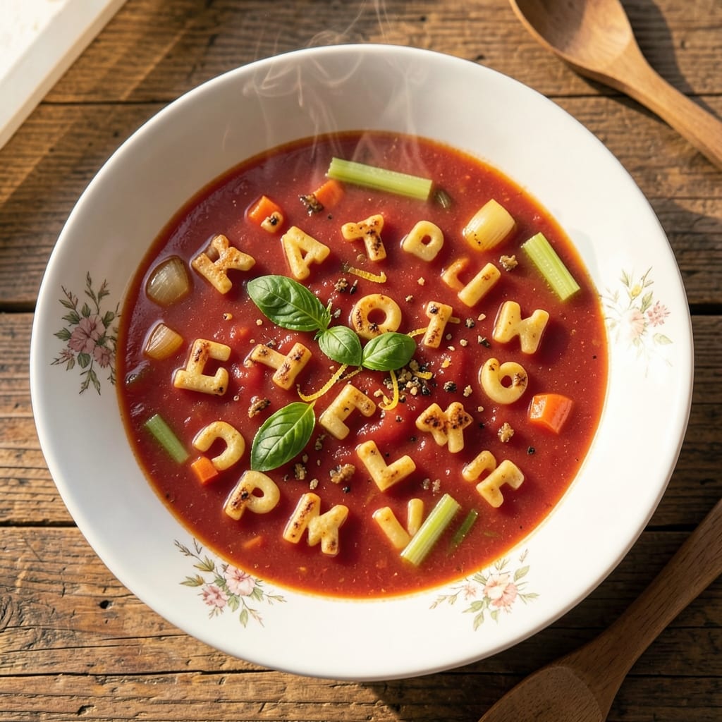 Alphabet Soup Recipe Tomato: Vibrant Veggie Medley for Kids and Adults