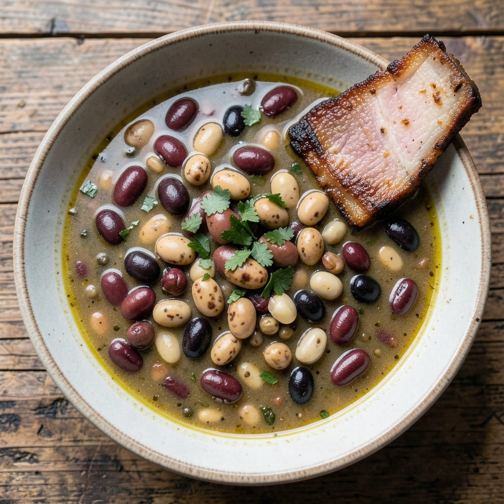 16 Bean Soup Recipe with Ham Hock Slow Cooker: Slow-Cooked Umami Bomb of 16 Legumes