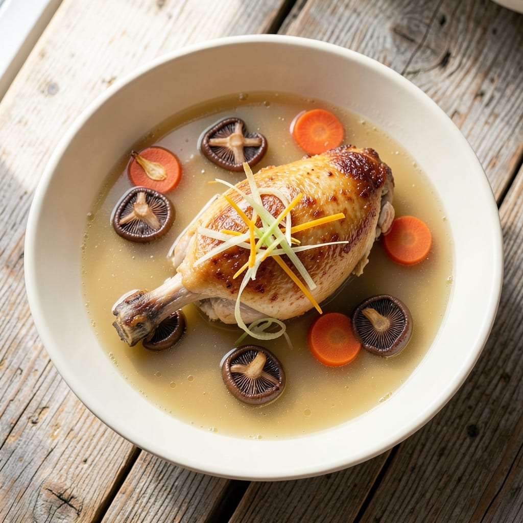Alkaline Chicken Soup Recipe: Gut-Healing Turmeric-Ginger Elixir