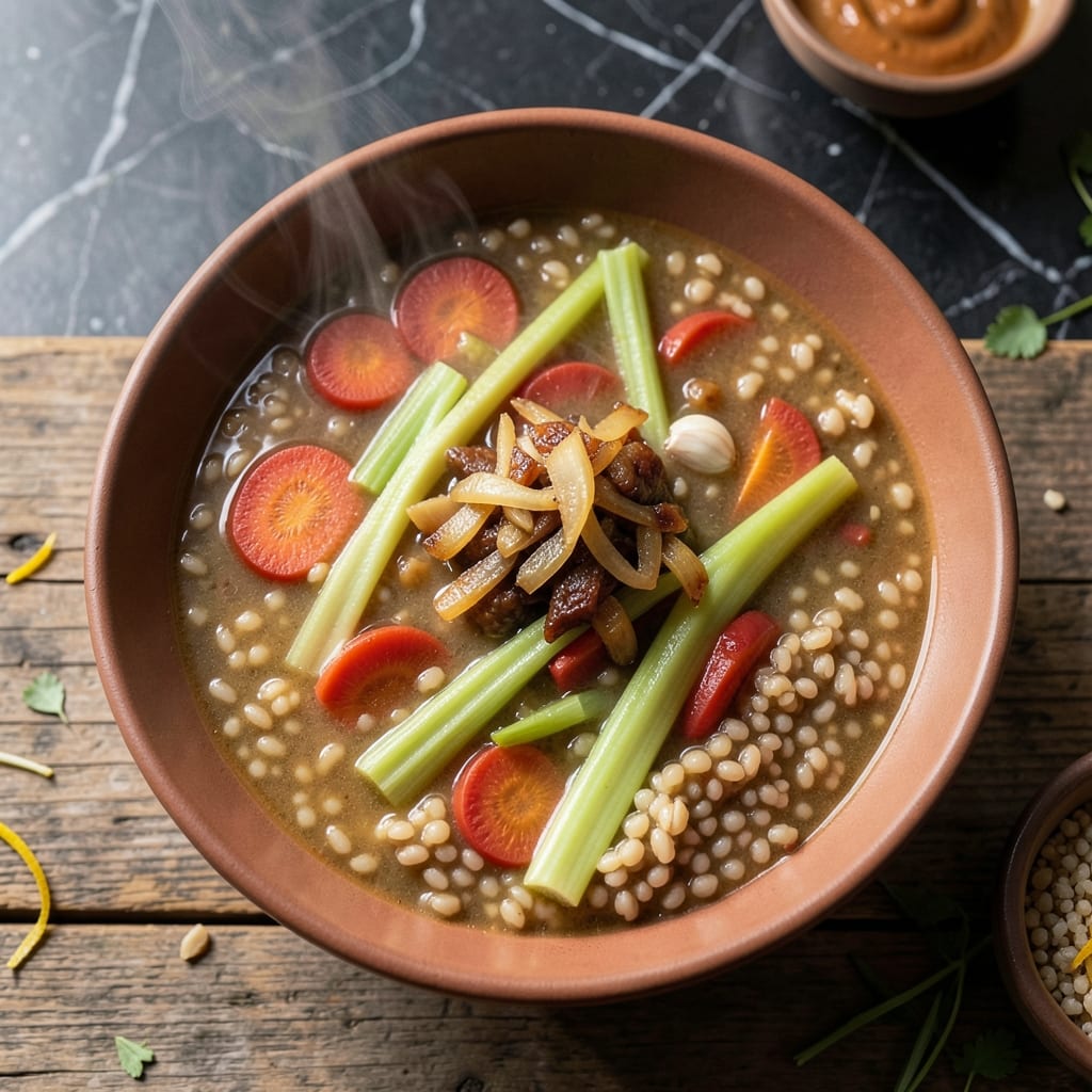 Adam Ragusea's Vegetable Soup Recipe: Herbed Barley Depth in One Pot