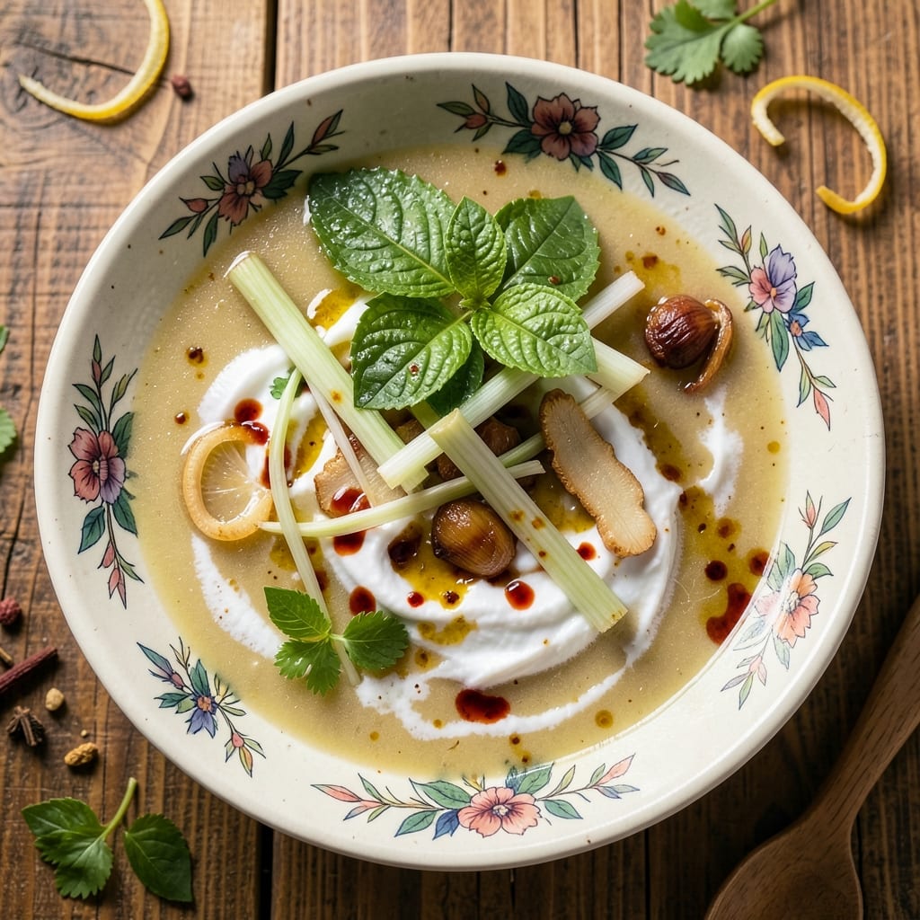 Bangladeshi-Style Thai Soup Recipe: Fragrant Coconut and Lemongrass Fusion