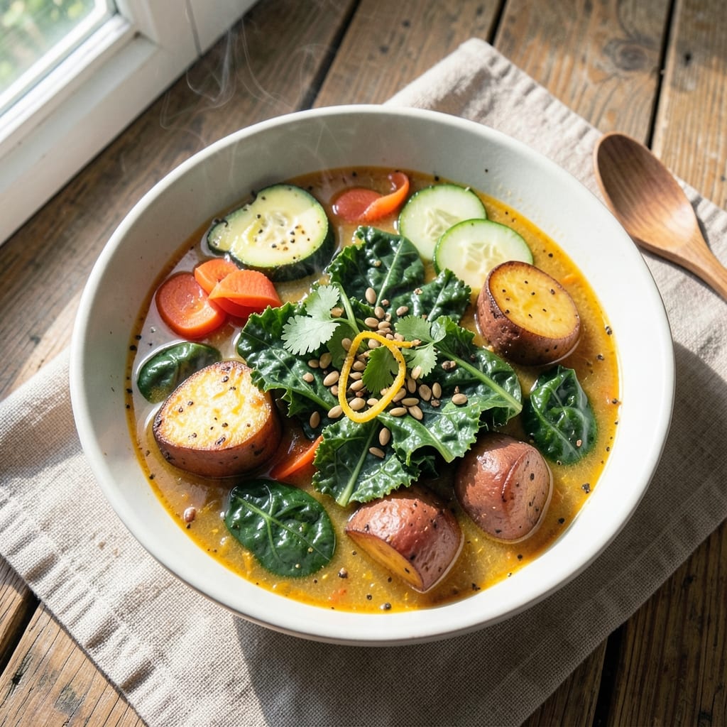 Anti-Inflammatory Vegetable Soup Recipe: Gut-Healing Turmeric-Ginger Base