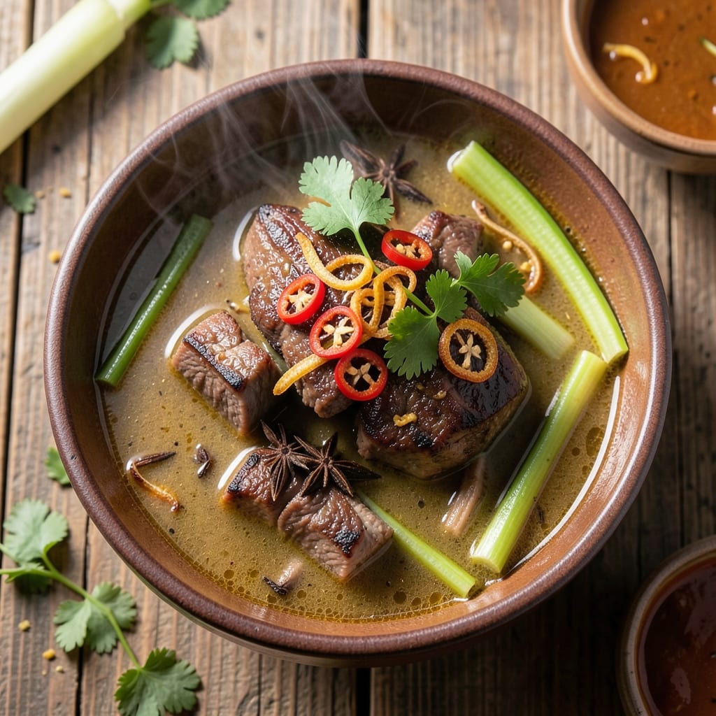 Beef Sotanghon Soup Recipe: Fragrant Lemongrass and Galangal Kiss