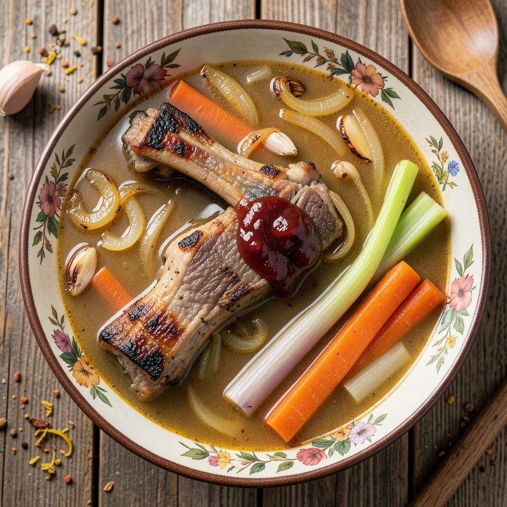 Beef Bones Soup Recipe South Africa: Slow-Simmered Umami Depth With Crispy Bone Bits