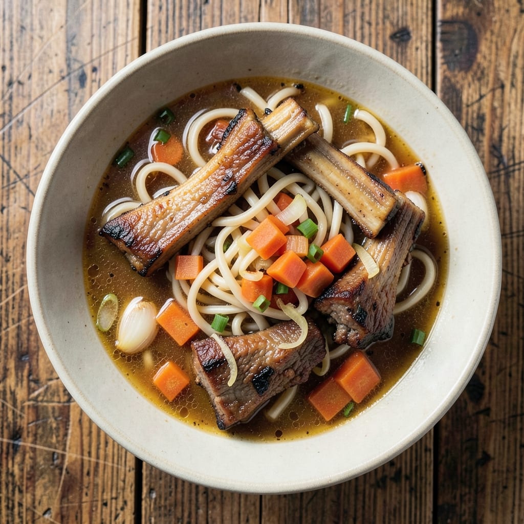 Beef Soba Noodle Soup Recipe: Savory Broth and Chewy Noodle Harmony
