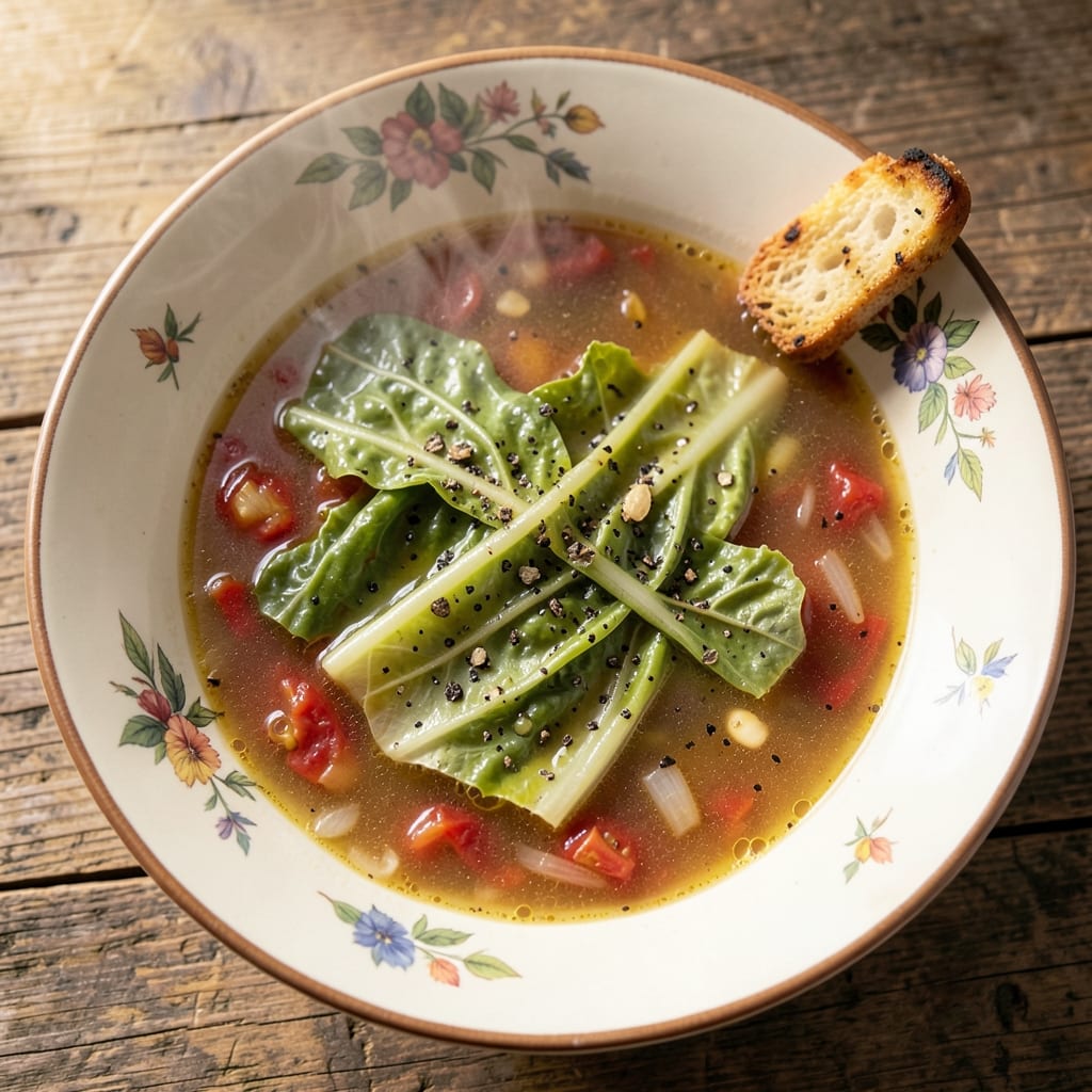 Authentic Italian Escarole Soup Recipe: Earthy Greens and Garlic-Infused Richness