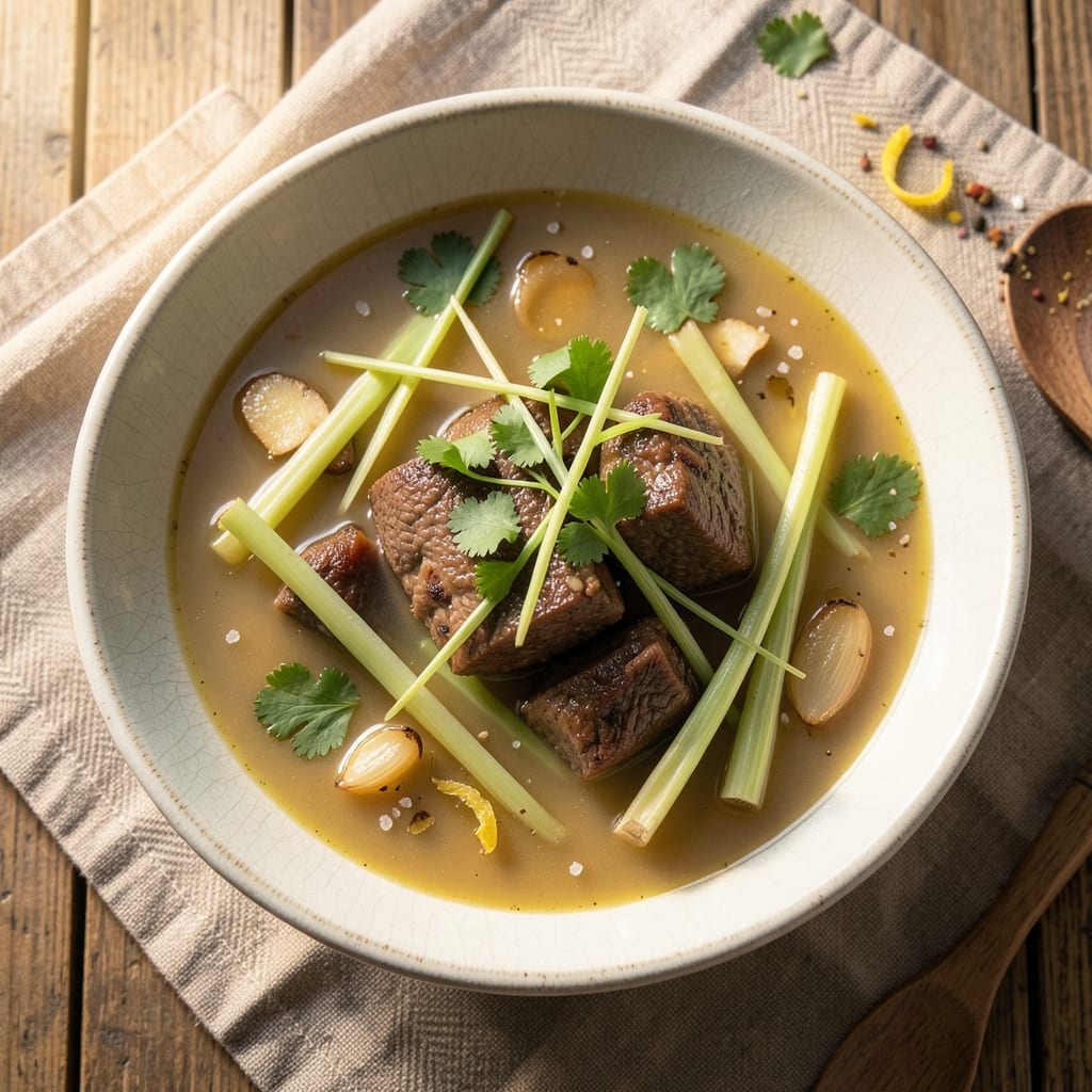 Beef Lemongrass Soup Recipe: Fragrant Aromatics and Silky Broth Magic