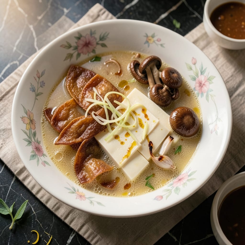Bean Curd Skin Soup Recipe: Crispy Edges and Silky Broth Magic